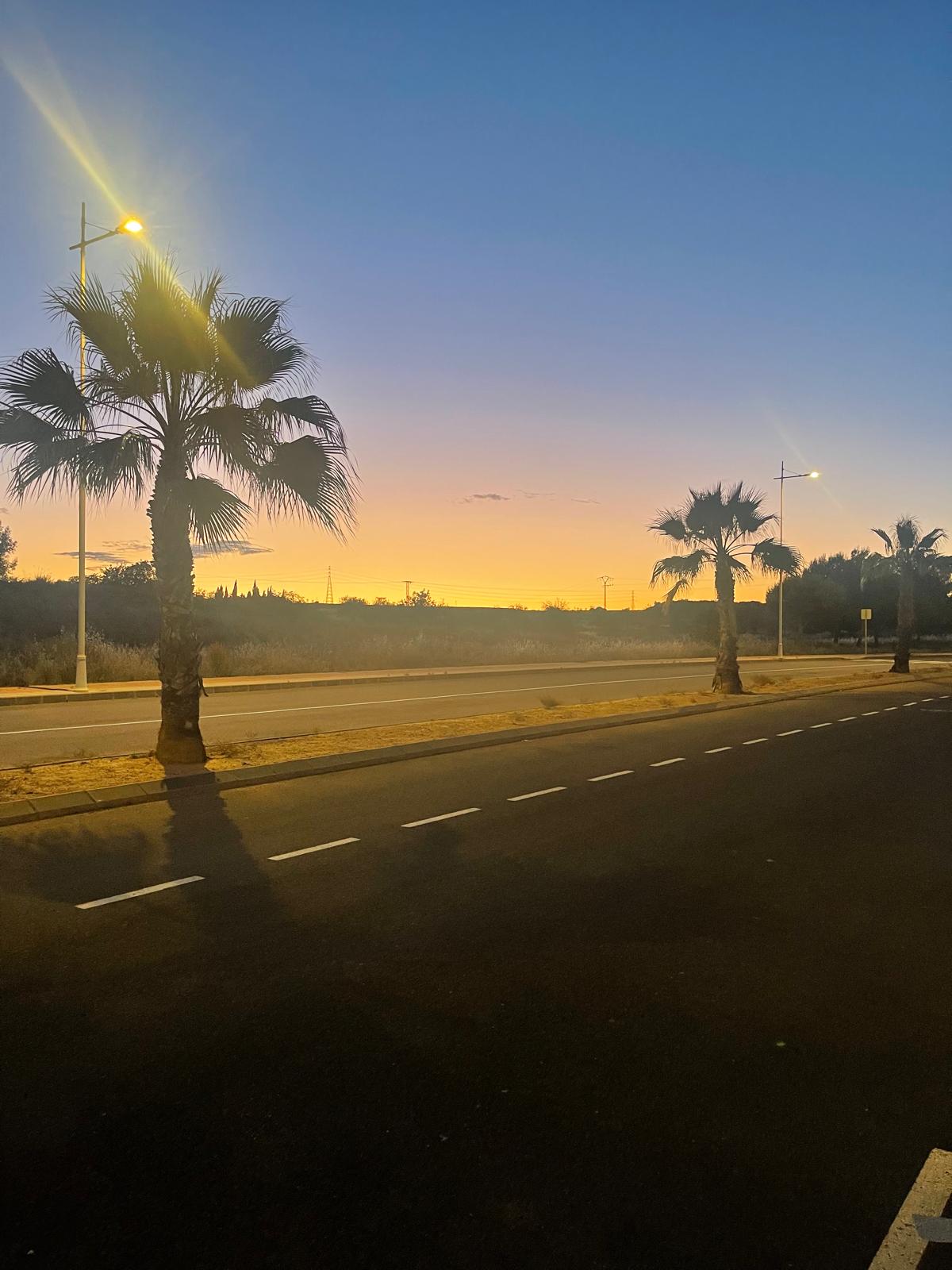 Zonsondergang vanaf het dakterras, foto 2